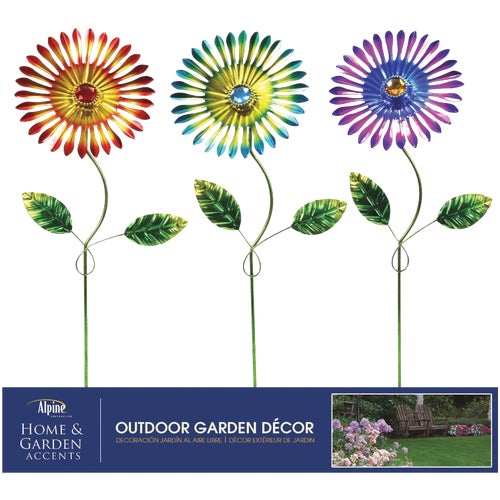 LJJ1244ABB Alpine Colorful Metal Flower Pot Stake