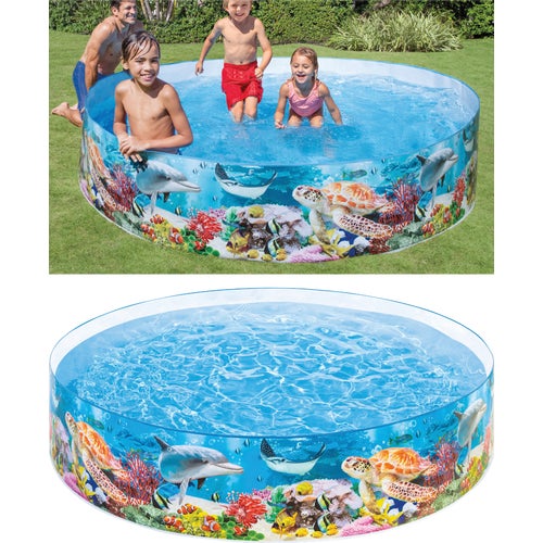 58472EP Intex 8 Ft. Deep Blue Sea Snapset Pool