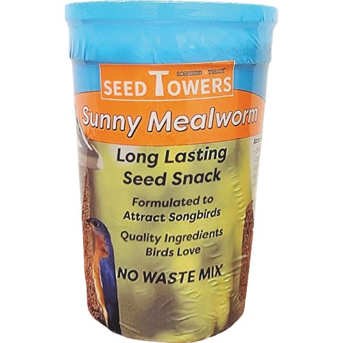 923 Wildlife Sciences Songbird Treats Sunny Mealworn Seed Tower