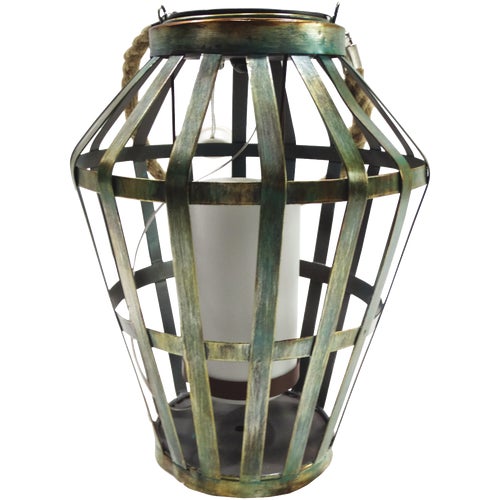 QLP1354SLR-HH-TM Alpine Solar LED Patio Lantern