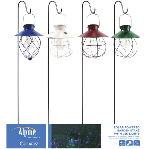 WQA1382A Alpine Metal Solar Stake Light