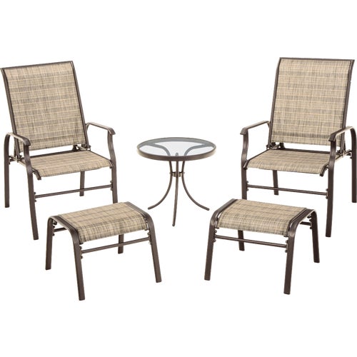 TJF-T019B1T Outdoor Expressions Windsor 5-Piece Chat Set