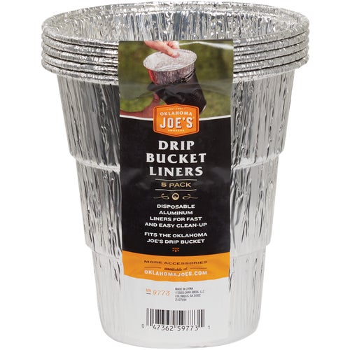 3559773P06 Oklahoma Joes Aluminum Foil Drip Bucket Liner