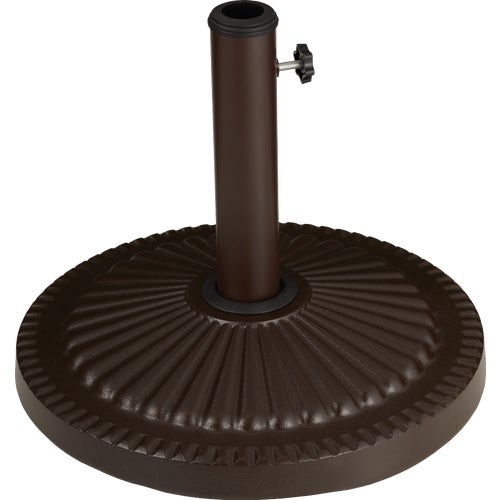 SL-USC-51-BN Outdoor Expressions Round Concrete Umbrella Base