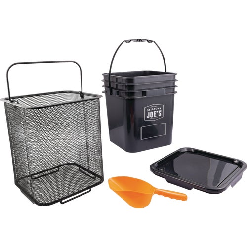 5159038W01 Oklahoma Joes 3-Piece Pellet Bucket Kit