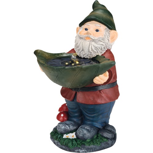 9893033 Lumineo Solar Gnome Fountain