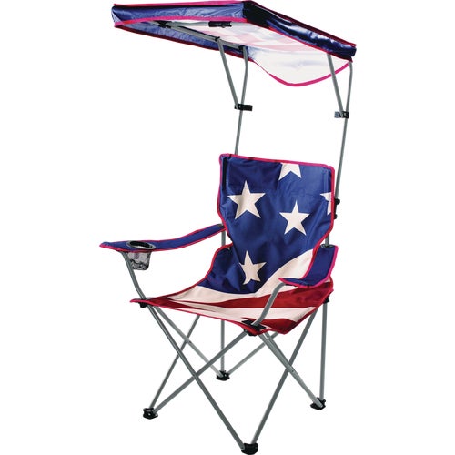 160086 Quik Shade U.S. Flag Folding Chair