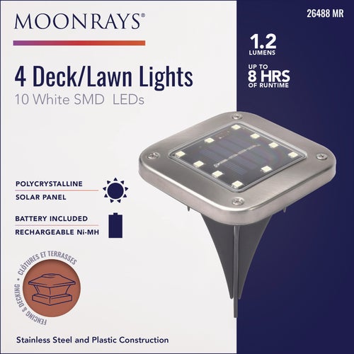 26488 Moonrays Solar Deck/Lawn Light