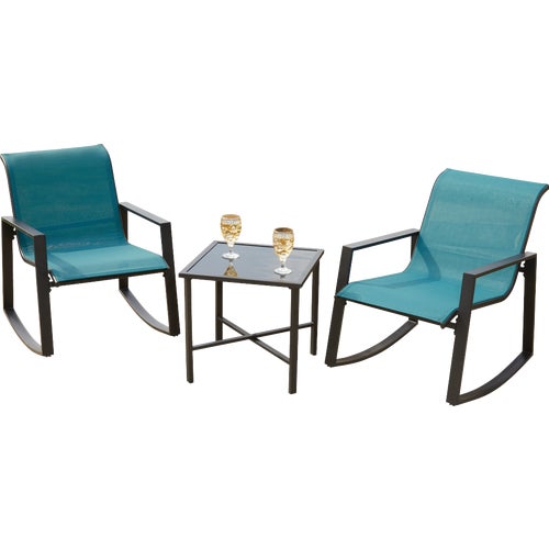 59565 Outdoor Expressions Naples 3-Piece Bistro Set