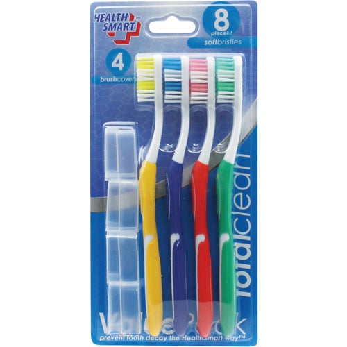 HS-01123 Health Smart Value Pack Soft Toothbrush Kit